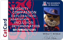 Example front of CatCard